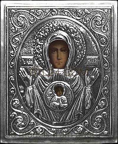Богородица Оранта (Богородица Оранта-0017 -  | 3D model 3DSMAX / OBJ / STL) 3D модель для ЧПУ станка